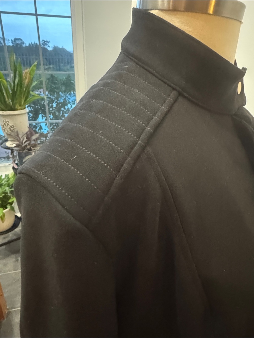 Black Asymmetrical Zip Women's Jacket - Picture 5 of 8